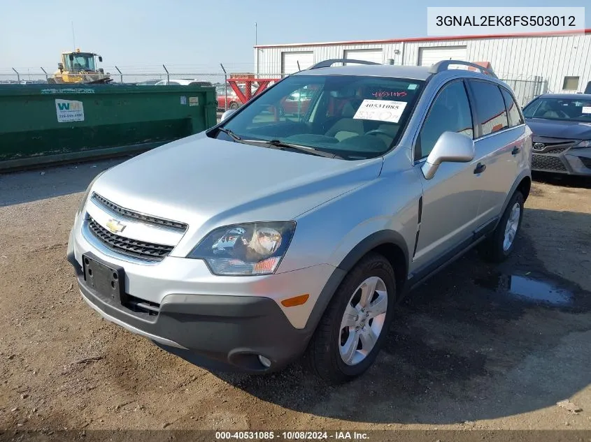 2015 Chevrolet Captiva Sport 2Ls VIN: 3GNAL2EK8FS503012 Lot: 40531085