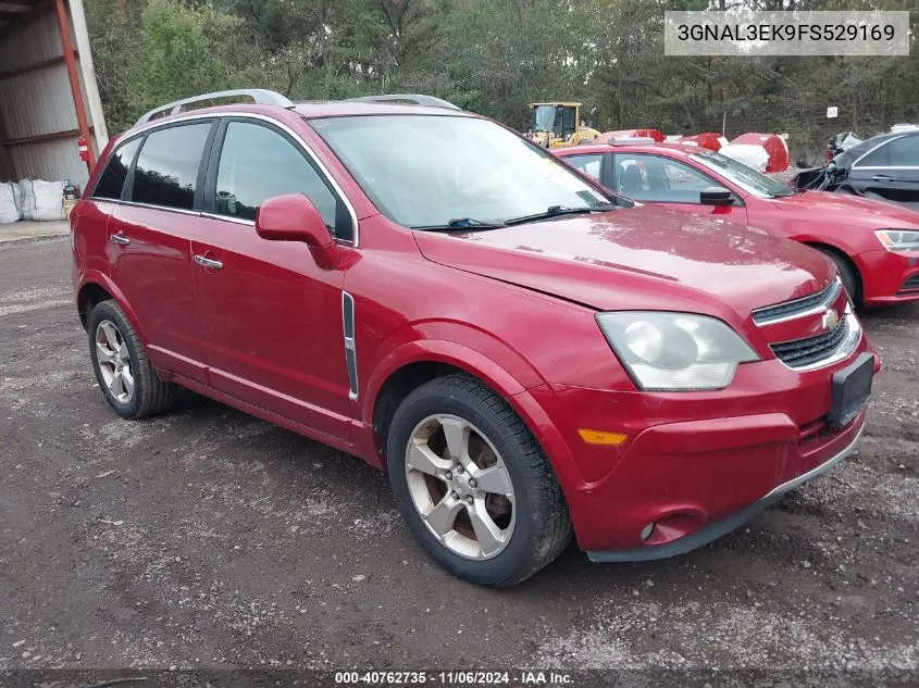 2015 Chevrolet Captiva Sport Lt VIN: 3GNAL3EK9FS529169 Lot: 40762735