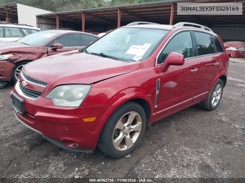 2015 Chevrolet Captiva Sport Lt VIN: 3GNAL3EK9FS529169 Lot: 40762735