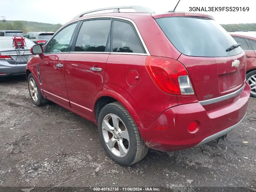 2015 Chevrolet Captiva Sport Lt VIN: 3GNAL3EK9FS529169 Lot: 40762735