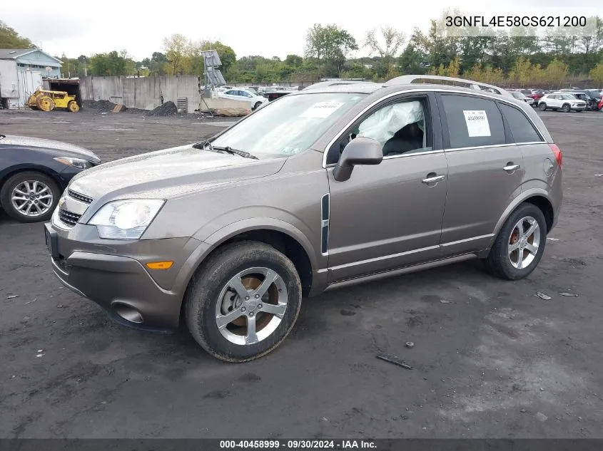 2012 Chevrolet Captiva Sport/Ltz VIN: 3GNFL4E58CS621200 Lot: 40458999