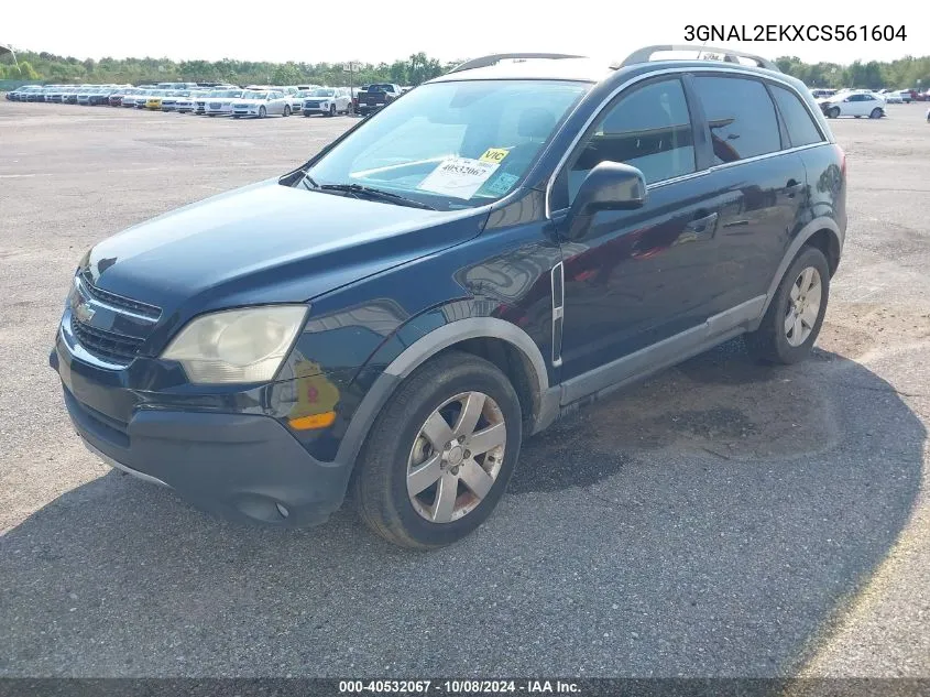 2012 Chevrolet Captiva Sport/Ls VIN: 3GNAL2EKXCS561604 Lot: 40532067