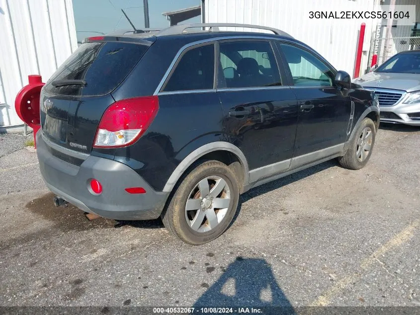 2012 Chevrolet Captiva Sport/Ls VIN: 3GNAL2EKXCS561604 Lot: 40532067