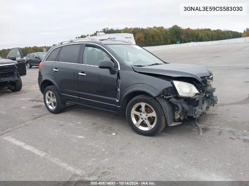 2012 Chevrolet Captiva Sport/Lt VIN: 3GNAL3E59CS583030 Lot: 40574693