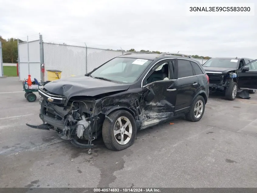 2012 Chevrolet Captiva Sport/Lt VIN: 3GNAL3E59CS583030 Lot: 40574693