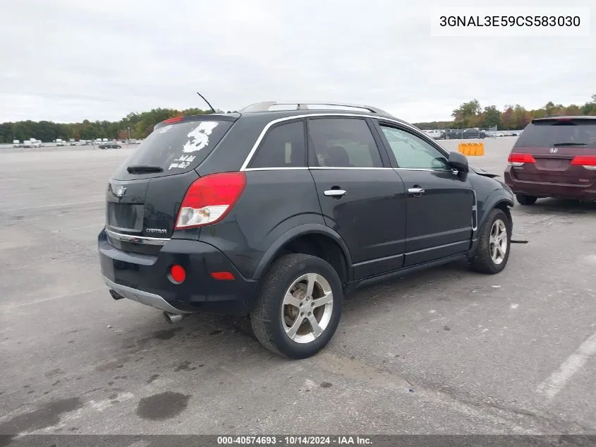 2012 Chevrolet Captiva Sport/Lt VIN: 3GNAL3E59CS583030 Lot: 40574693