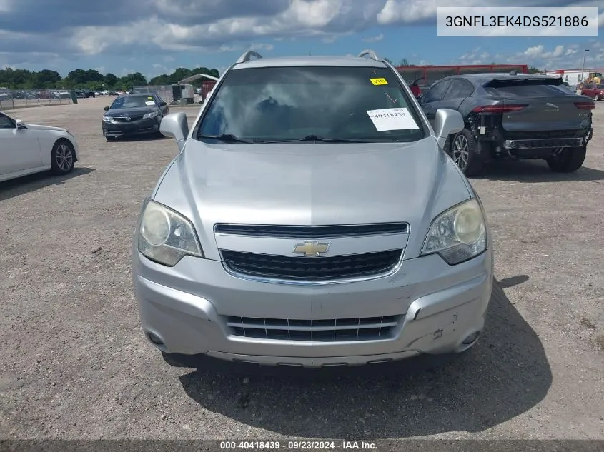 2013 Chevrolet Captiva Lt VIN: 3GNFL3EK4DS521886 Lot: 40418439