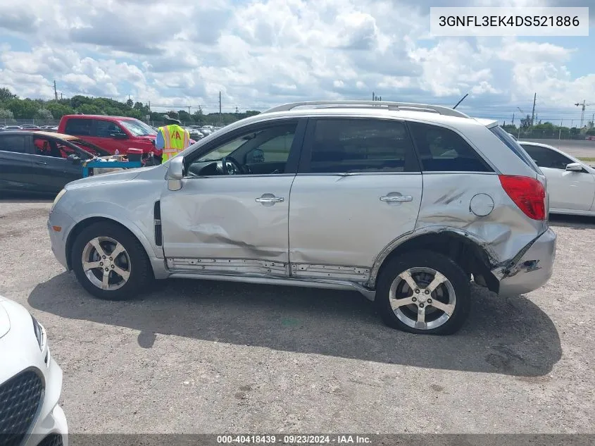 2013 Chevrolet Captiva Lt VIN: 3GNFL3EK4DS521886 Lot: 40418439