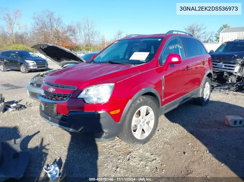 2013 Chevrolet Captiva Ls VIN: 3GNAL2EK2DS536973 Lot: 40818146