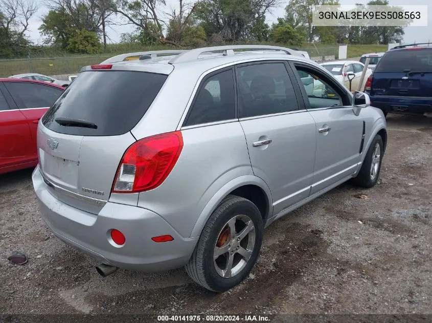 2014 Chevrolet Captiva Lt VIN: 3GNAL3EK9ES508563 Lot: 40141975