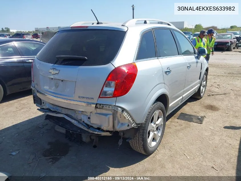 2014 Chevrolet Captiva Ltz VIN: 3GNAL4EKXES633982 Lot: 40312165