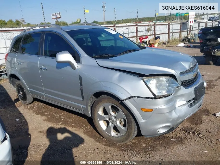 2014 Chevrolet Captiva Lt VIN: 3GNAL3EKXES616044 Lot: 40555155