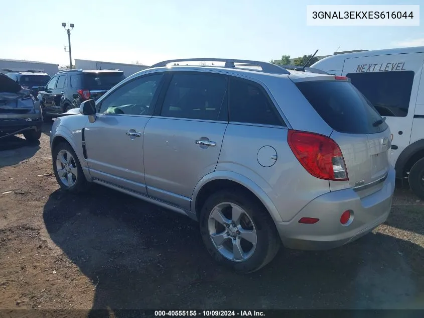 2014 Chevrolet Captiva Lt VIN: 3GNAL3EKXES616044 Lot: 40555155