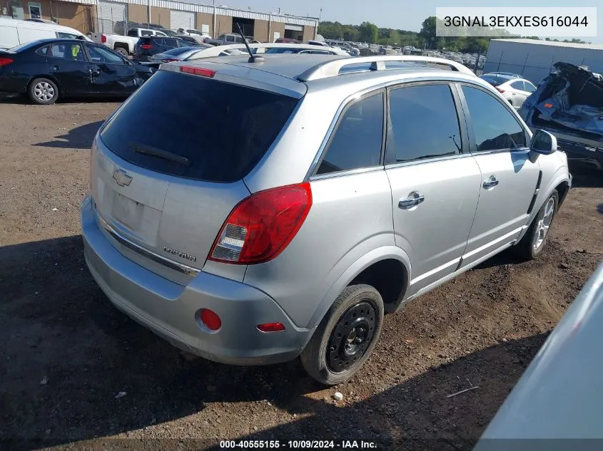 2014 Chevrolet Captiva Lt VIN: 3GNAL3EKXES616044 Lot: 40555155