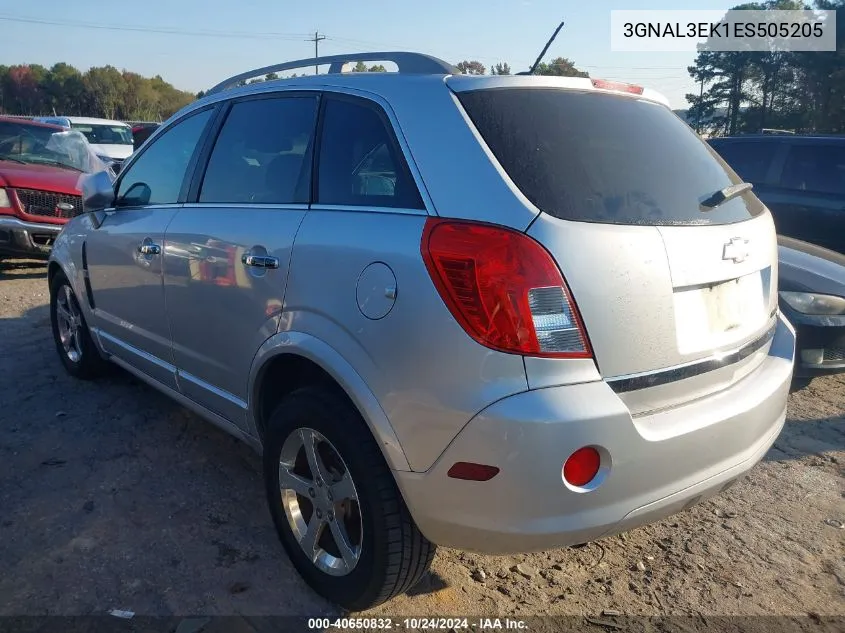 2014 Chevrolet Captiva Lt VIN: 3GNAL3EK1ES505205 Lot: 40650832