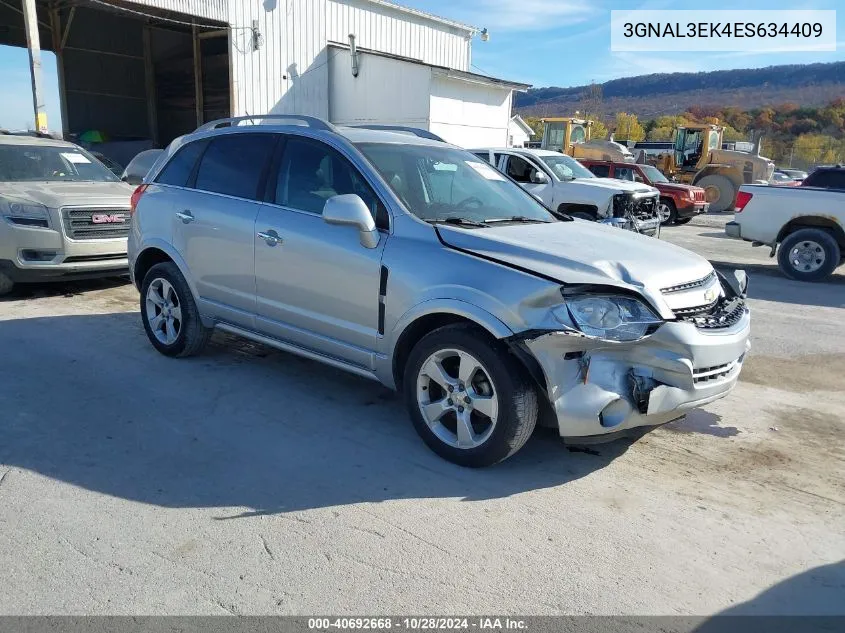 2014 Chevrolet Captiva Lt VIN: 3GNAL3EK4ES634409 Lot: 40692668