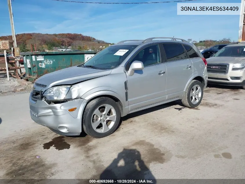 2014 Chevrolet Captiva Lt VIN: 3GNAL3EK4ES634409 Lot: 40692668