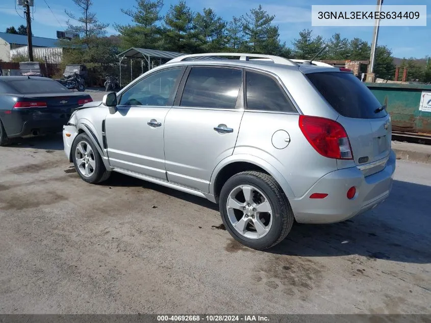 2014 Chevrolet Captiva Lt VIN: 3GNAL3EK4ES634409 Lot: 40692668