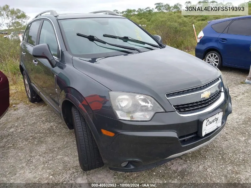 2015 Chevrolet Captiva Ltz VIN: 3GNAL4EK0FS519393 Lot: 40532953