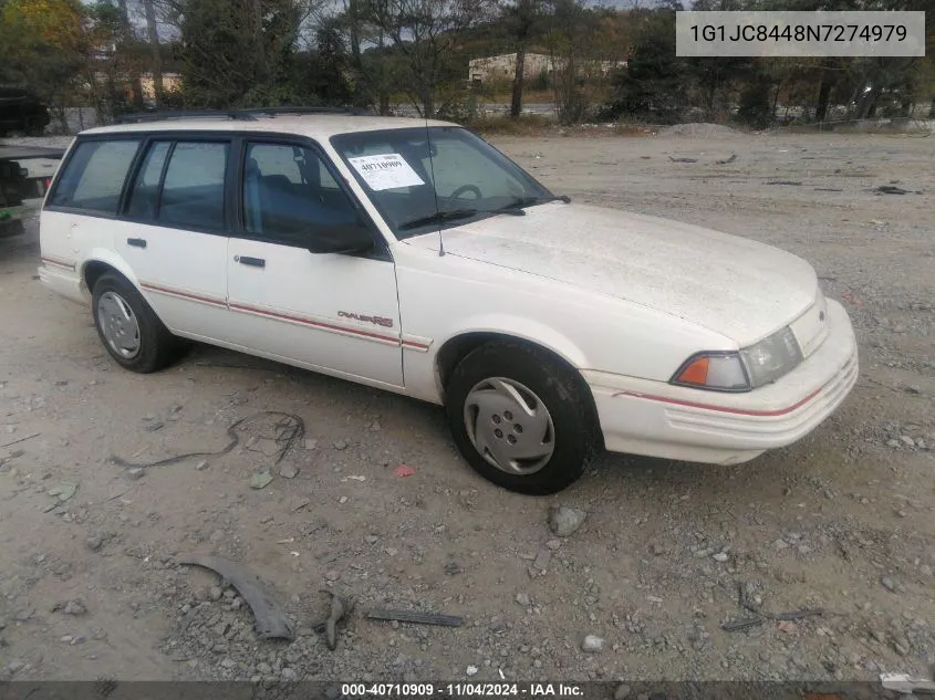 1992 Chevrolet Cavalier Vl/Rs VIN: 1G1JC8448N7274979 Lot: 40710909