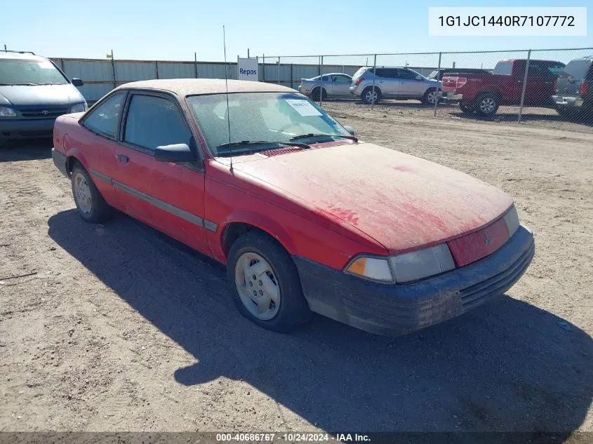 1994 Chevrolet Cavalier Vl/Rs VIN: 1G1JC1440R7107772 Lot: 40686767