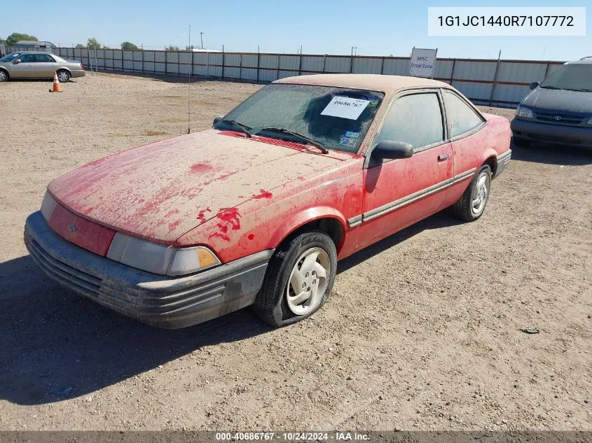 1994 Chevrolet Cavalier Vl/Rs VIN: 1G1JC1440R7107772 Lot: 40686767