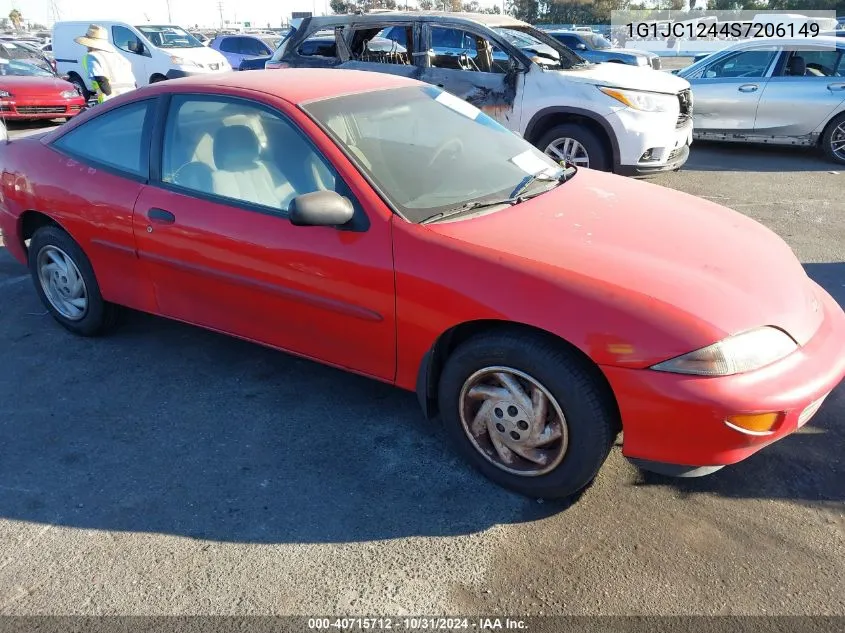 1995 Chevrolet Cavalier VIN: 1G1JC1244S7206149 Lot: 40715712