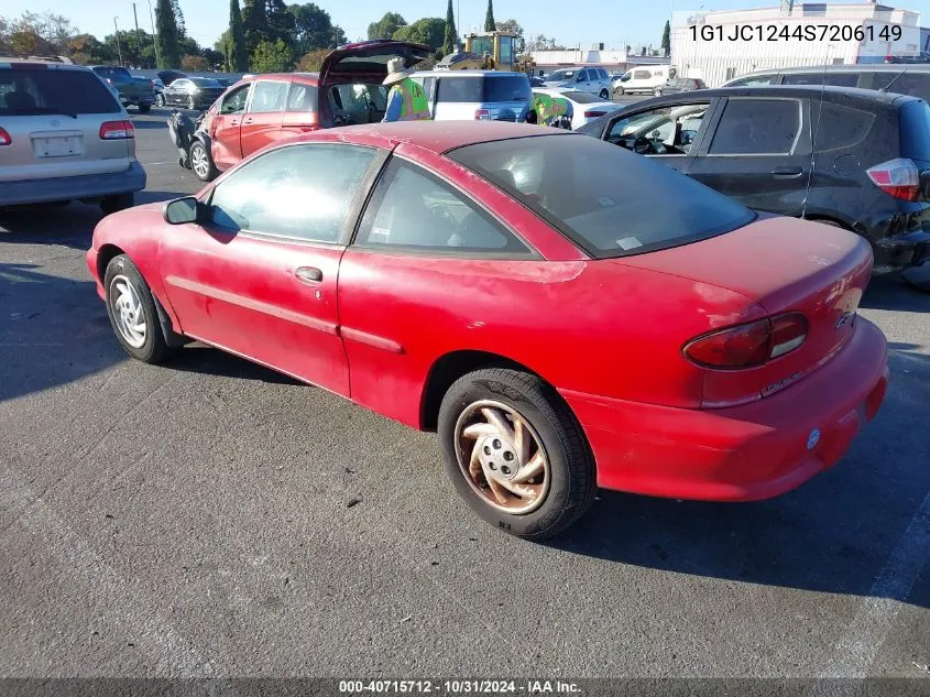 1995 Chevrolet Cavalier VIN: 1G1JC1244S7206149 Lot: 40715712