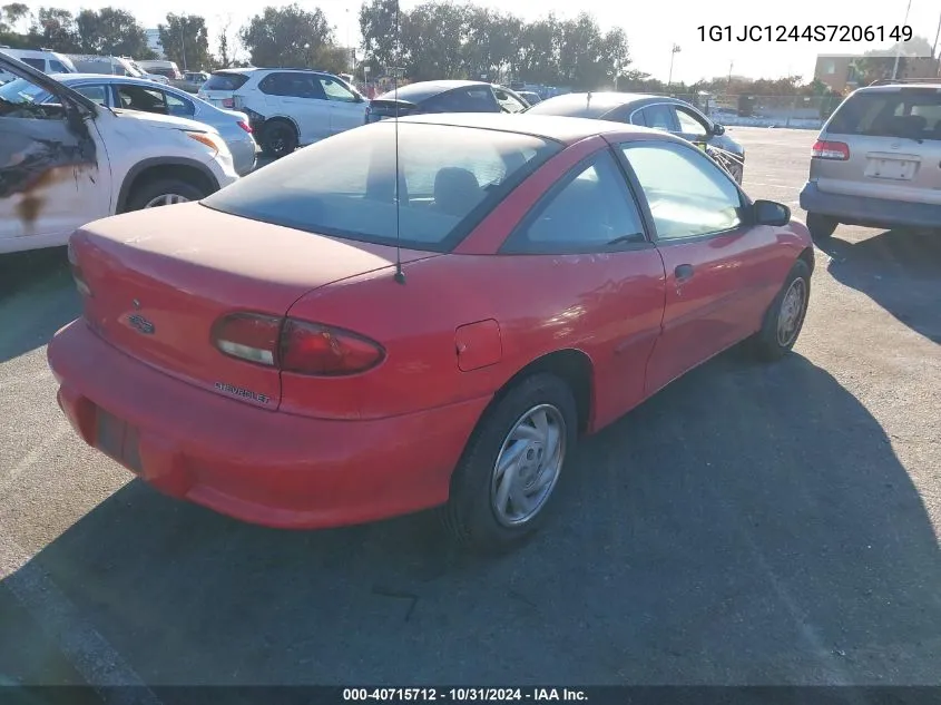 1995 Chevrolet Cavalier VIN: 1G1JC1244S7206149 Lot: 40715712