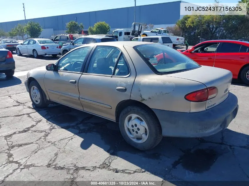 1996 Chevrolet Cavalier VIN: 1G1JC5243T7156305 Lot: 40681325