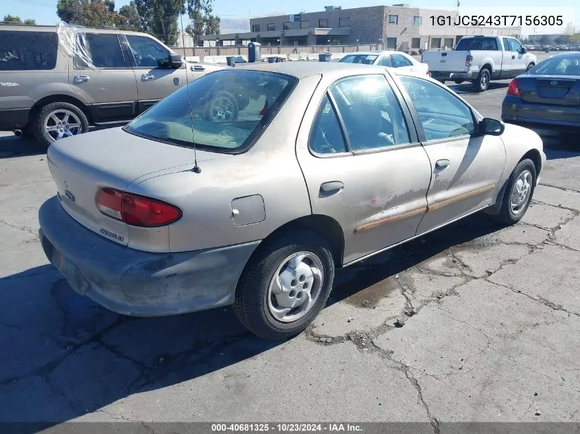 1996 Chevrolet Cavalier VIN: 1G1JC5243T7156305 Lot: 40681325