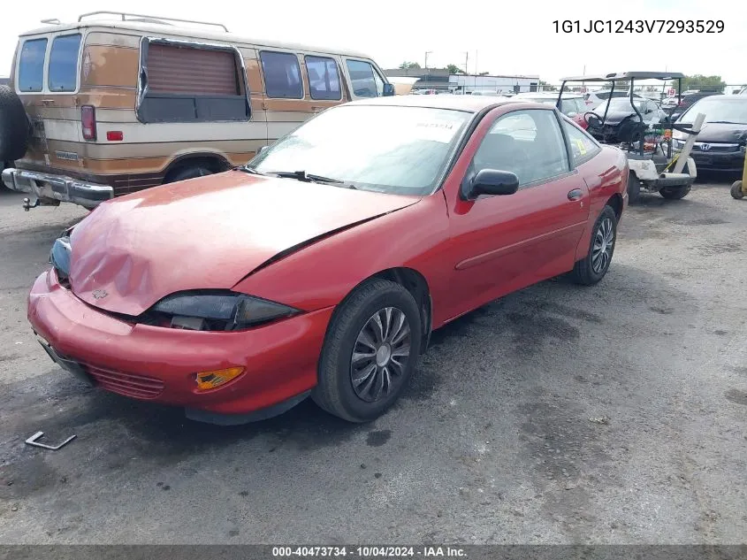 1997 Chevrolet Cavalier VIN: 1G1JC1243V7293529 Lot: 40473734