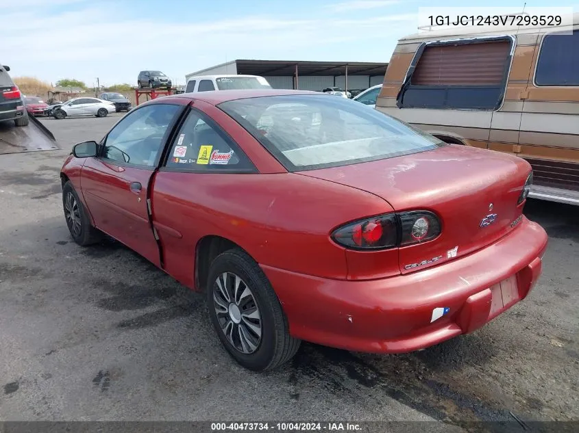 1997 Chevrolet Cavalier VIN: 1G1JC1243V7293529 Lot: 40473734