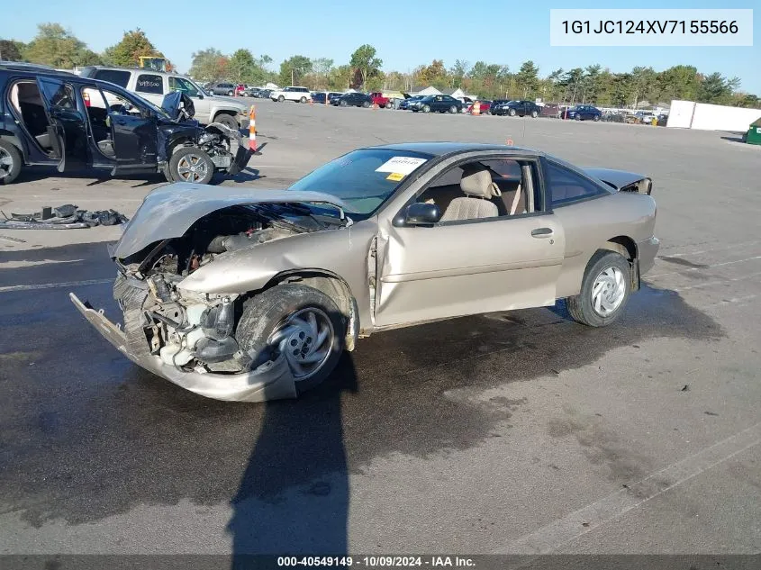 1997 Chevrolet Cavalier VIN: 1G1JC124XV7155566 Lot: 40549149