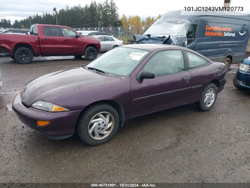 1997 Chevrolet Cavalier Base Cmi VIN: 1G1JC1243VM120773 Lot: 40751991