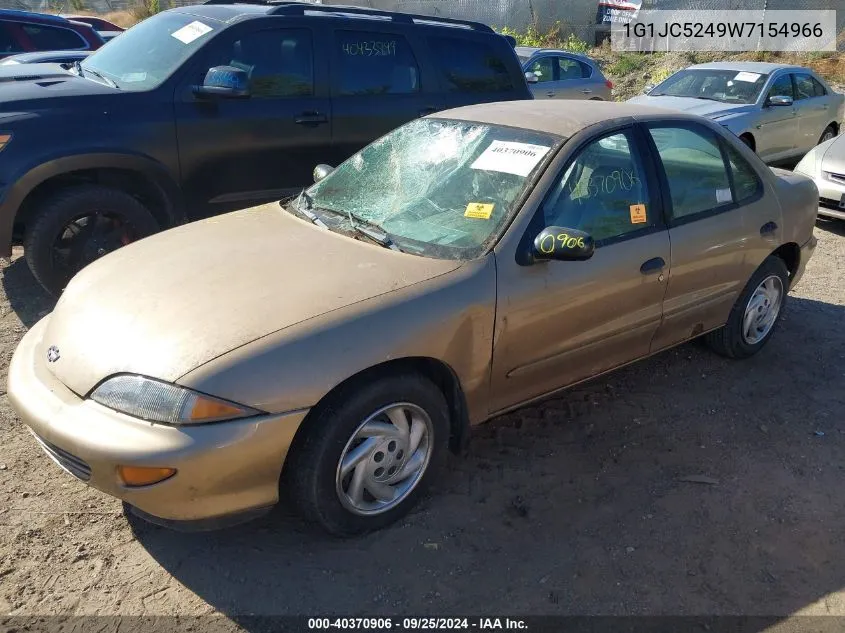 1998 Chevrolet Cavalier VIN: 1G1JC5249W7154966 Lot: 40370906