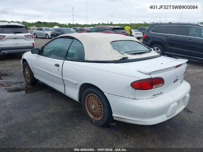 1998 Chevrolet Cavalier Z24 VIN: 4G1JF32T5WB900084 Lot: 40502402