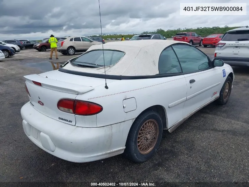 1998 Chevrolet Cavalier Z24 VIN: 4G1JF32T5WB900084 Lot: 40502402