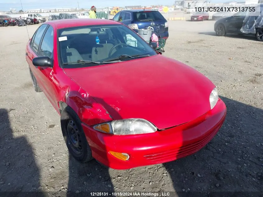 1999 Chevrolet Cavalier VIN: 1G1JC5241X7313755 Lot: 12125131