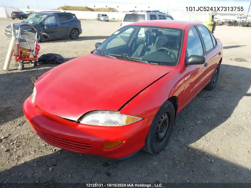 1999 Chevrolet Cavalier VIN: 1G1JC5241X7313755 Lot: 12125131