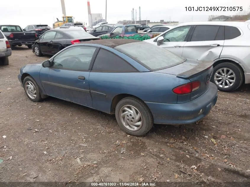 1999 Chevrolet Cavalier Rs VIN: 1G1JC1249X7210575 Lot: 40761003