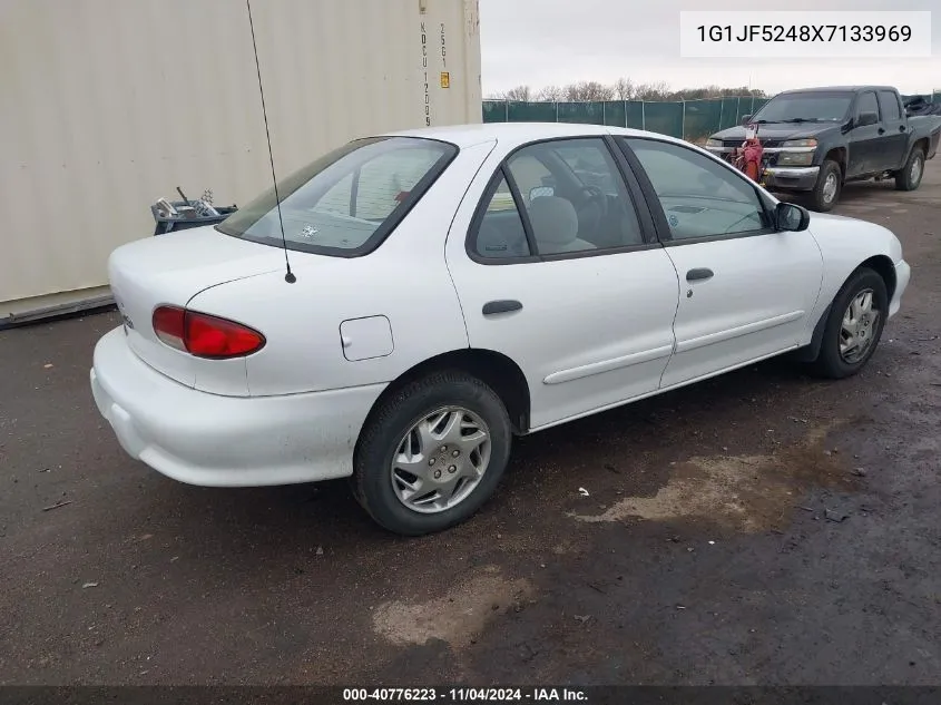 1999 Chevrolet Cavalier Ls VIN: 1G1JF5248X7133969 Lot: 40776223