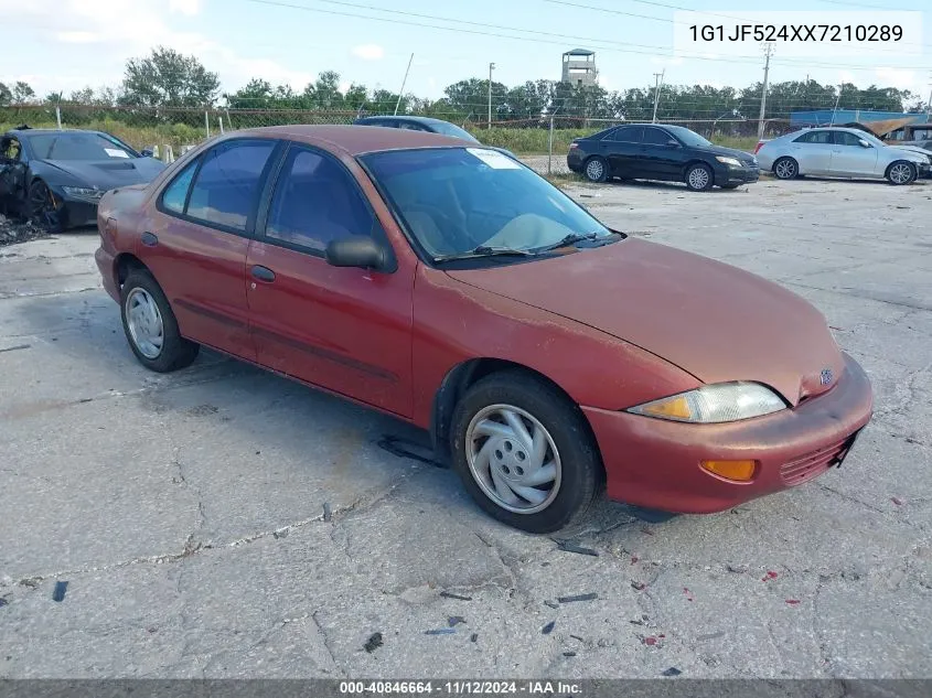 1999 Chevrolet Cavalier Ls VIN: 1G1JF524XX7210289 Lot: 40846664