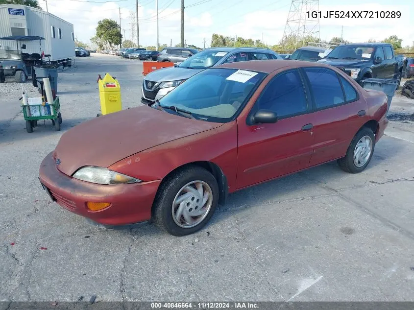 1999 Chevrolet Cavalier Ls VIN: 1G1JF524XX7210289 Lot: 40846664