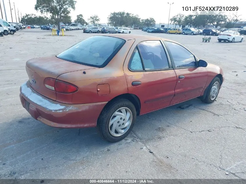 1999 Chevrolet Cavalier Ls VIN: 1G1JF524XX7210289 Lot: 40846664