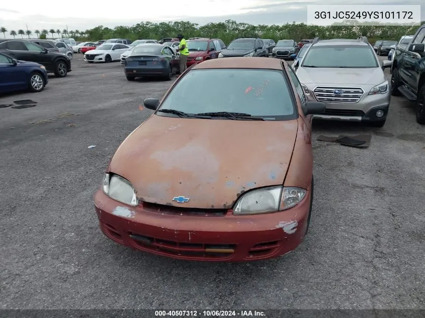 2000 Chevrolet Cavalier VIN: 3G1JC5249YS101172 Lot: 40507312