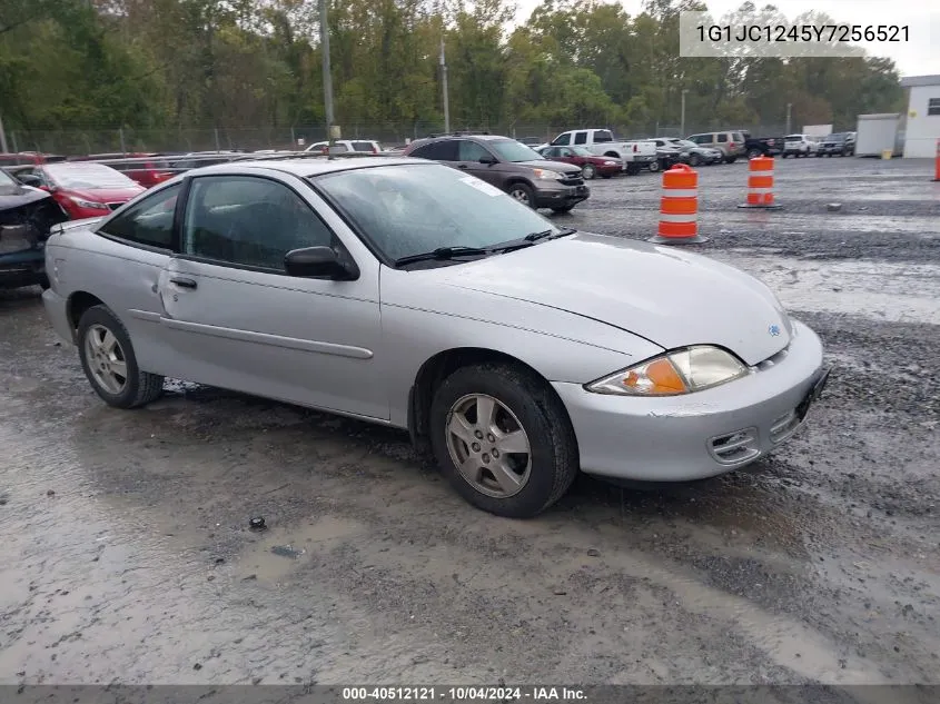 2000 Chevrolet Cavalier VIN: 1G1JC1245Y7256521 Lot: 40512121