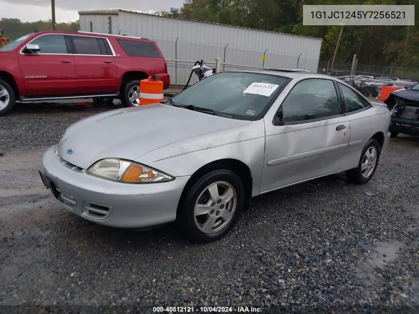 2000 Chevrolet Cavalier VIN: 1G1JC1245Y7256521 Lot: 40512121