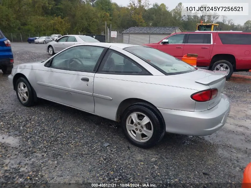 2000 Chevrolet Cavalier VIN: 1G1JC1245Y7256521 Lot: 40512121