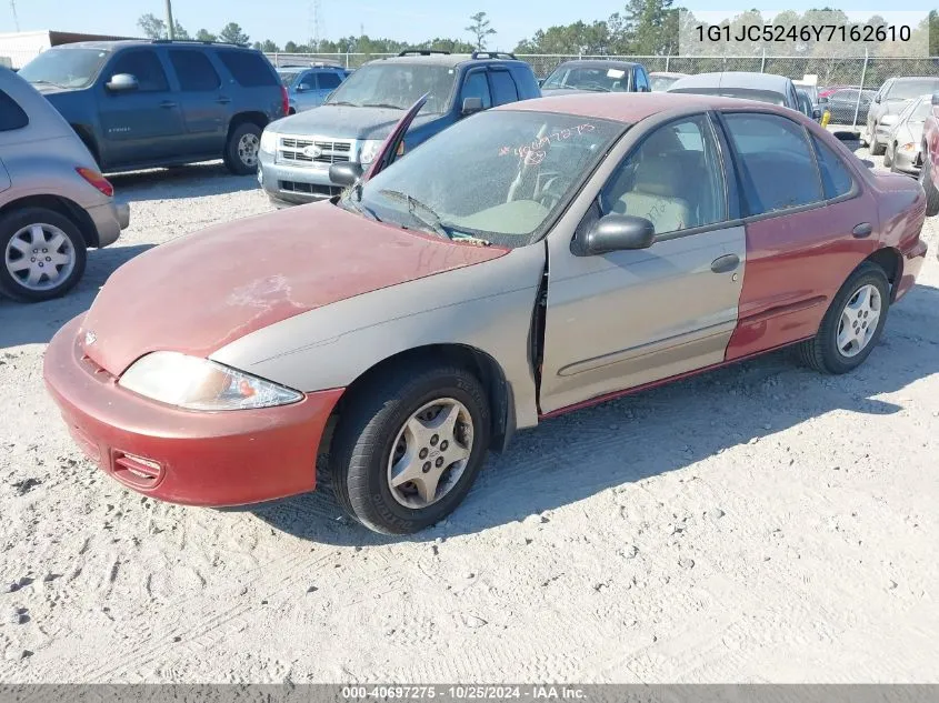 2000 Chevrolet Cavalier VIN: 1G1JC5246Y7162610 Lot: 40697275